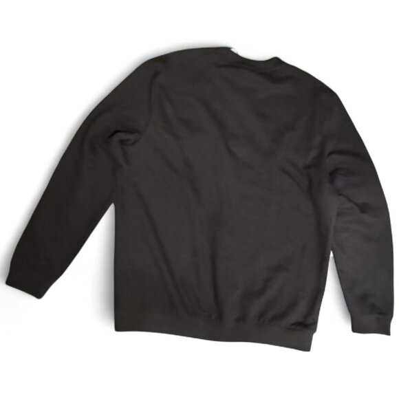 NWT Calvin Klein Black Long Sleeves Crew Pullover L Mens lightweight knit fleece - Picture 2 of 5